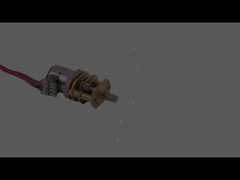 SM08-GB10 Dwubiegunowy silnik krokowy o średnicy 8 mm z przekładnią z wałem D