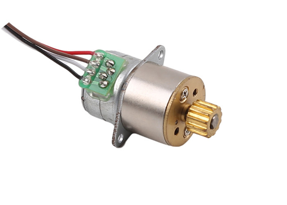 Diameter 15mm 12 V Gearbox Stepper Motor High Torque Low Speed Gear Ratio 1:10~1:350