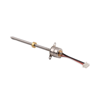 High Precision Stepper Motor 5VDC Micro Linear Stepper Motor 10mm Pm Stepper Motor With Nut For Medical Equipment