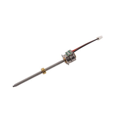 High Precision Stepper Motor 5VDC Micro Linear Stepper Motor 10mm Pm Stepper Motor With Nut For Medical Equipment