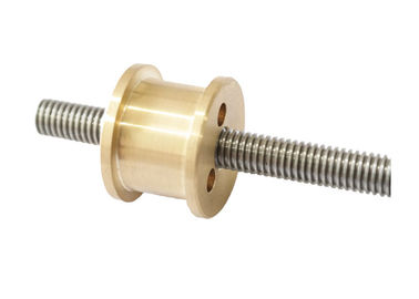 Full Tooth Head Trapezoidal Lead Screw And Nut Assembly 4.8 Performance Level Thread tolerance 4h