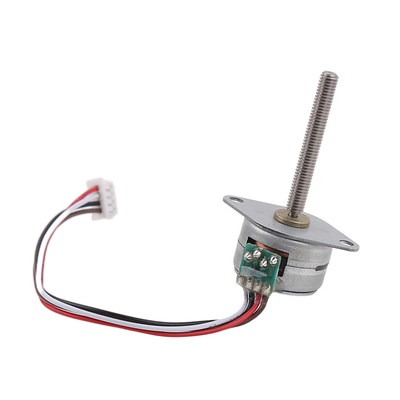 15 mm Mikro stopniowy silnik 2-fazowy 4-przewodowy 18 stopniowy magnes stały z wałem spiralnym