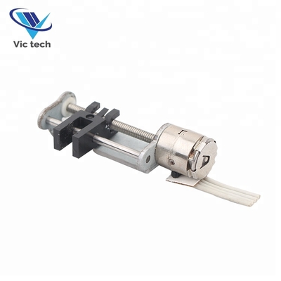 8mm Micro Stepper Motor 2 Phase 3.3V 18 Degree with Plastic Slider